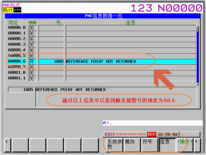 如何在发那科系统上查找报警信息的A地址(图3)